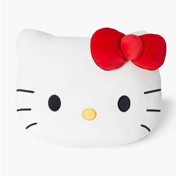 Hello Kitty Other - Hello Kitty Embroidered Plush Pillow